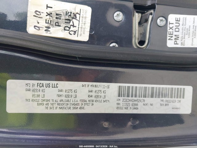 2017 DODGE CHARGER 2C3CDXHG3HH524170 Photo 8