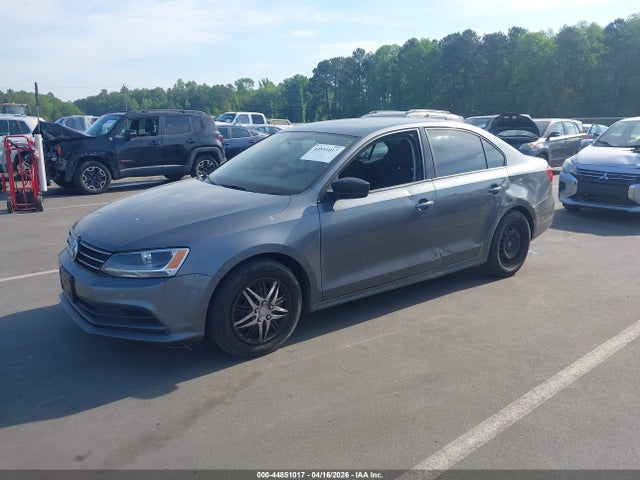 2015 Volkswagen Jetta 2.0l S მანქანა იყიდება აუქციონზე, vin: 3VW2K7AJ1FM280470, აუქციონის ნომერი: 44851017