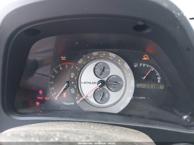 44851088 :رقم المزاد ، JTHBD192630065316 vin ، 2003 Lexus Is 300 Base W/5-speed Manual مزاد بيع
