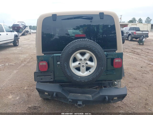 44851091 :رقم المزاد ، 1J4FA49S61P335124 vin ، 2001 Jeep Wrangler Sport مزاد بيع