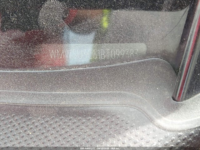 Продажа на аукционе авто 2011 Mini Cooper, vin: WMWSU3C51BT099383, номер лота: 44851177