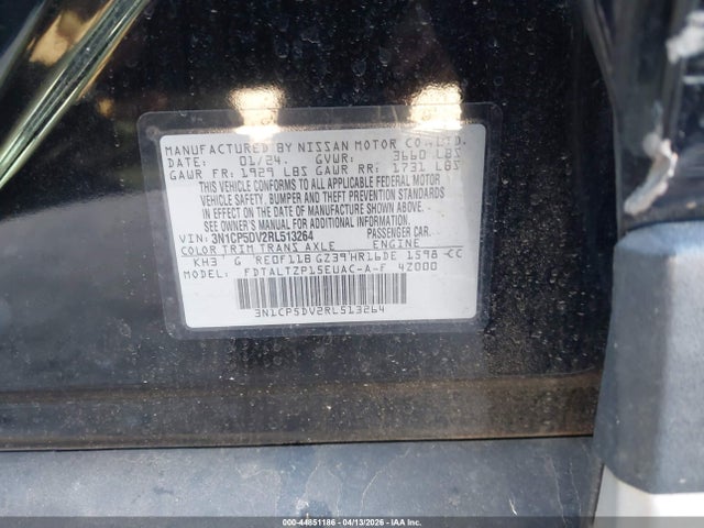 Aukcja sprzedaży 2024 Nissan Kicks Sr Xtronic Cvt, vin: 3N1CP5DV2RL513264, numer aukcji: 44851186