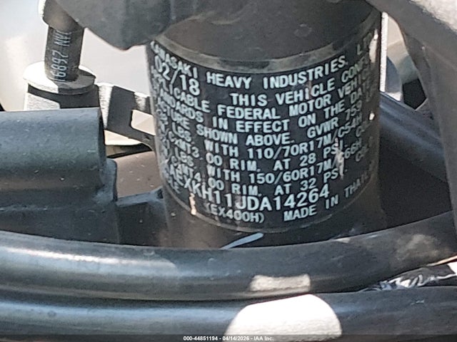 JKAEXKH11JDA14264 Kawasaki EX400