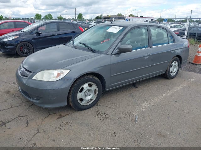 Продажа на аукционе авто 2005 Honda Civic Hybrid, vin: JHMES96625S018266, номер лота: 44851273