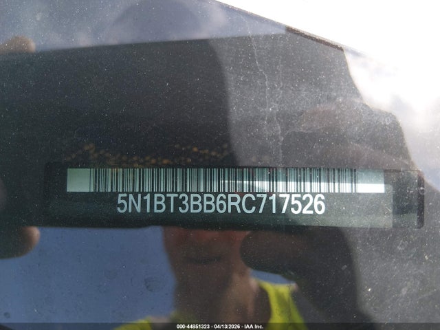 44851323 :رقم المزاد ، 5N1BT3BB6RC717526 vin ، 2024 Nissan Rogue Sv Intelligent Awd مزاد بيع