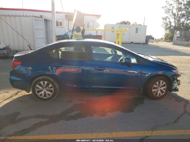 Продаж на аукціоні авто 2012 Honda Civic Lx, vin: 19XFB2F55CE341358, номер лоту: 44851417