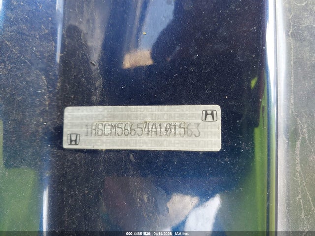 Aukcja sprzedaży 2004 Honda Accord 2.4 Ex, vin: 1HGCM56654A101563, numer aukcji: 44851539