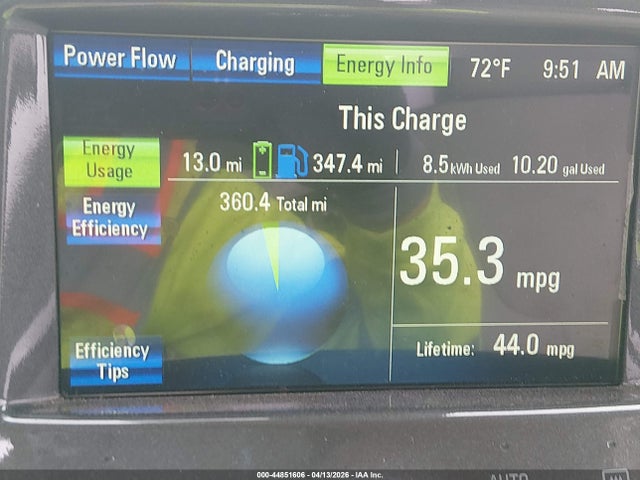 Aukcja sprzedaży 2015 Chevrolet Volt, vin: 1G1RD6E44FU139469, numer aukcji: 44851606