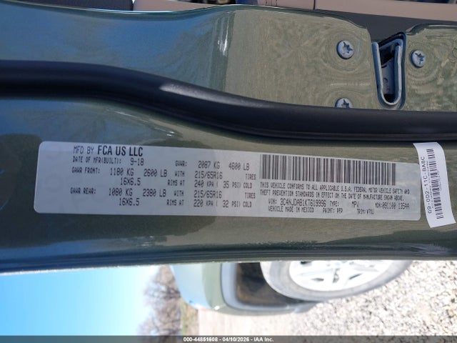 2019 JEEP COMPASS 3C4NJDAB1KT619996 Photo 8