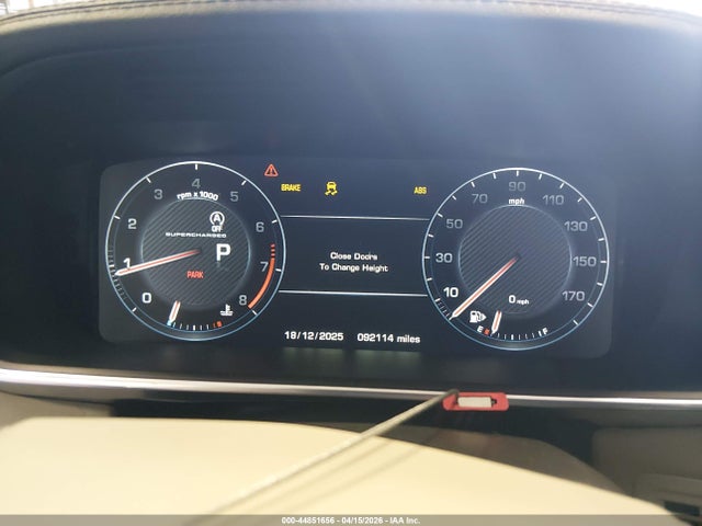 2015 Land Rover Range Rover 5.0l V8 Supercharged მანქანა იყიდება აუქციონზე, vin: SALGS2TF4FA228972, აუქციონის ნომერი: 44851656