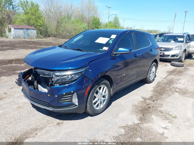 44851708 :رقم المزاد ، 3GNAXKEV3NL249250 vin ، 2022 Chevrolet Equinox Fwd Lt مزاد بيع