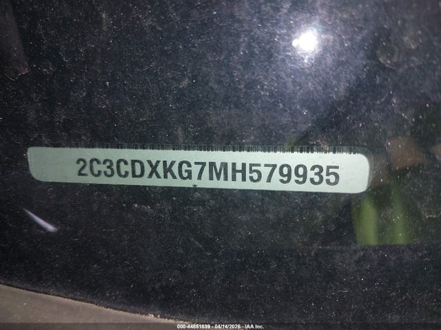 Aukcja sprzedaży 2021 Dodge Charger Police Awd, vin: 2C3CDXKG7MH579935, numer aukcji: 44851839