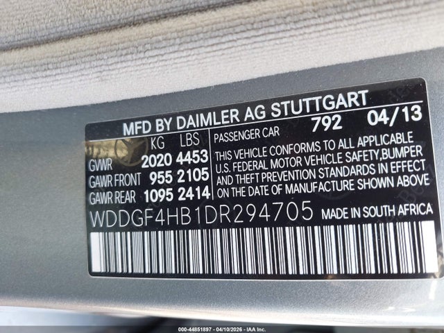 2013 MERCEDES-BENZ C 250 WDDGF4HB1DR294705 Photo 8