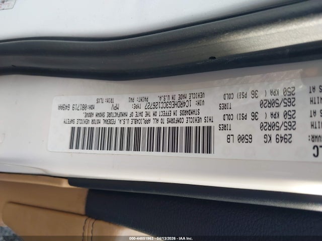 Продажа на аукционе авто 2012 Dodge Durango Citadel, vin: 1C4RDHEG3CC126727, номер лота: 44851963
