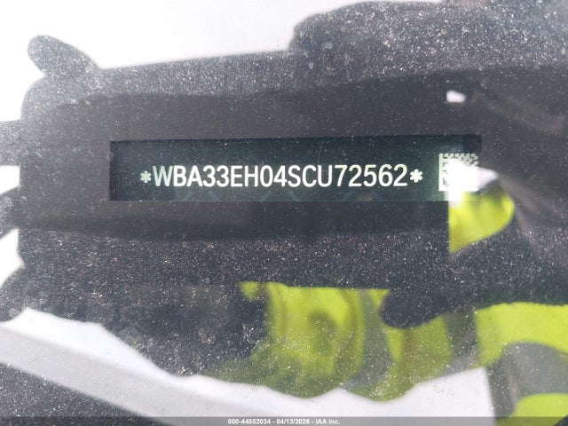 44852034 :رقم المزاد ، WBA33EH04SCU72562 vin ، 2025 Bmw 740i Xdrive مزاد بيع