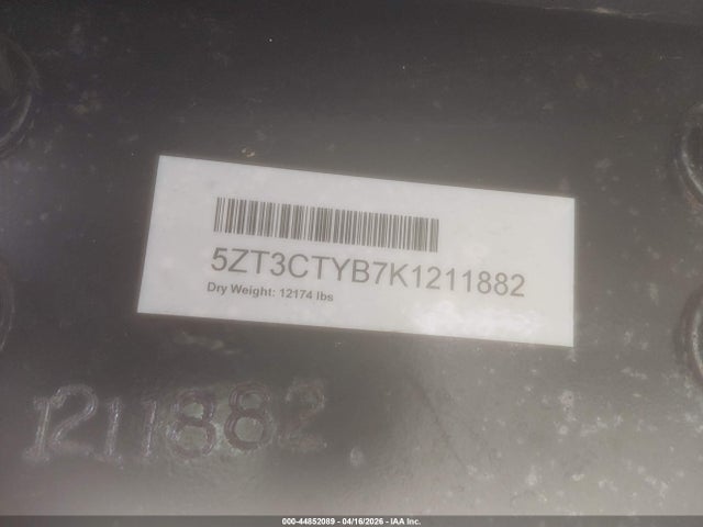44852089 :رقم المزاد ، 5ZT3CTYB7K1211882 vin ، 2019 Forest River Other مزاد بيع
