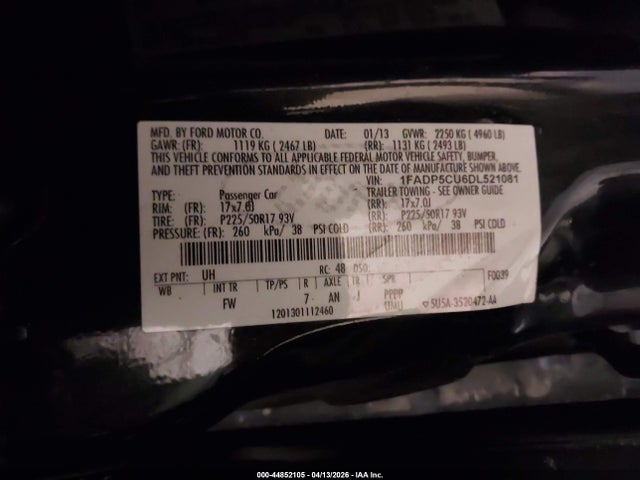 2013 FORD C-MAX ENERGI 1FADP5CU6DL521081 Photo 8