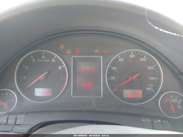 2002 Audi A4 3.0 მანქანა იყიდება აუქციონზე, vin: WAUJT68E02A275876, აუქციონის ნომერი: 44852137