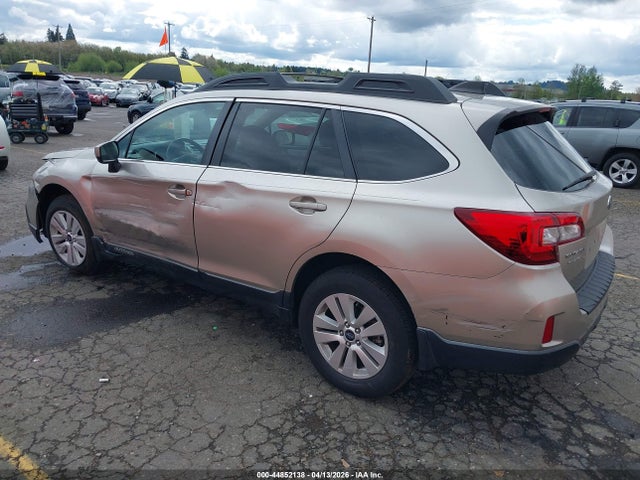 Продаж на аукціоні авто 2017 Subaru Outback 2.5i Premium, vin: 4S4BSACC7H3314328, номер лоту: 44852138