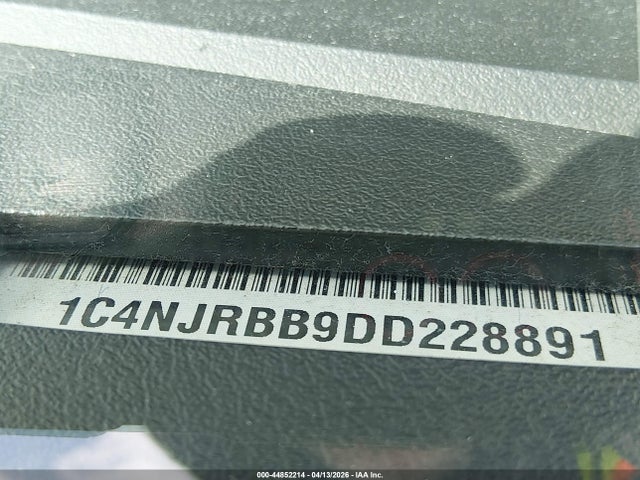Продажа на аукционе авто 2013 Jeep Patriot Sport, vin: 1C4NJRBB9DD228891, номер лота: 44852214
