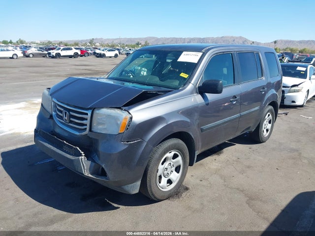 Honda PILOT LX 2014 5FNYF4H24EB050262 Image 2
