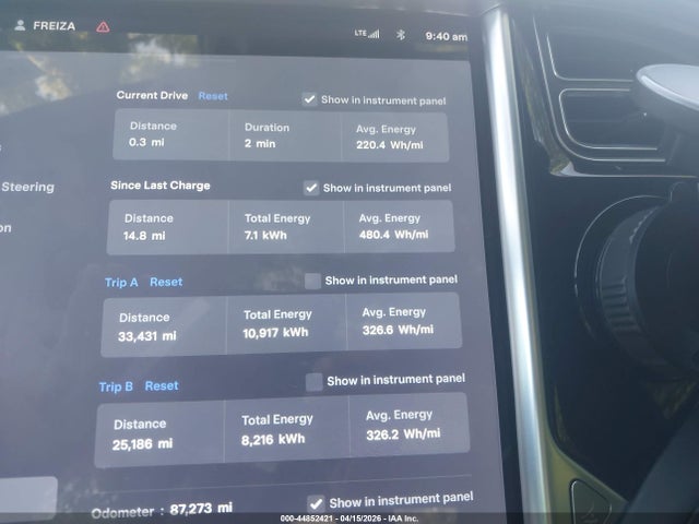 2016 Tesla Model S 60d/70d/75d/85d/90d მანქანა იყიდება აუქციონზე, vin: 5YJSA1E26GF138062, აუქციონის ნომერი: 44852421