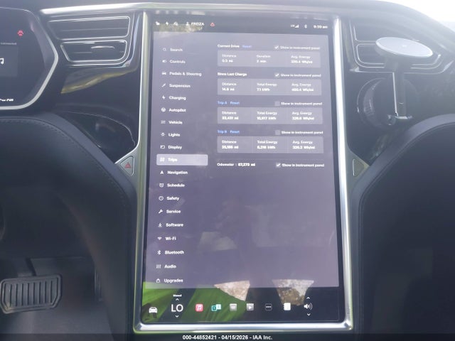 2016 Tesla Model S 60d/70d/75d/85d/90d მანქანა იყიდება აუქციონზე, vin: 5YJSA1E26GF138062, აუქციონის ნომერი: 44852421