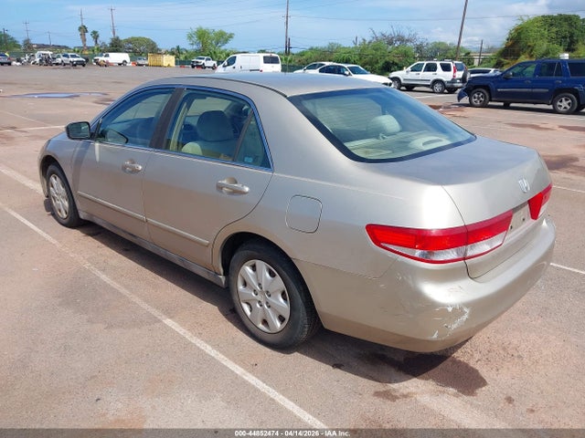 Auction sale of the 2003 Honda Accord 2.4 Lx, vin: 1HGCM56393A047169, lot number: 44852474