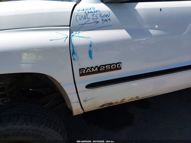 44852486 :رقم المزاد ، 3B7KF23691G176349 vin ، 2001 Dodge Ram 2500 St مزاد بيع