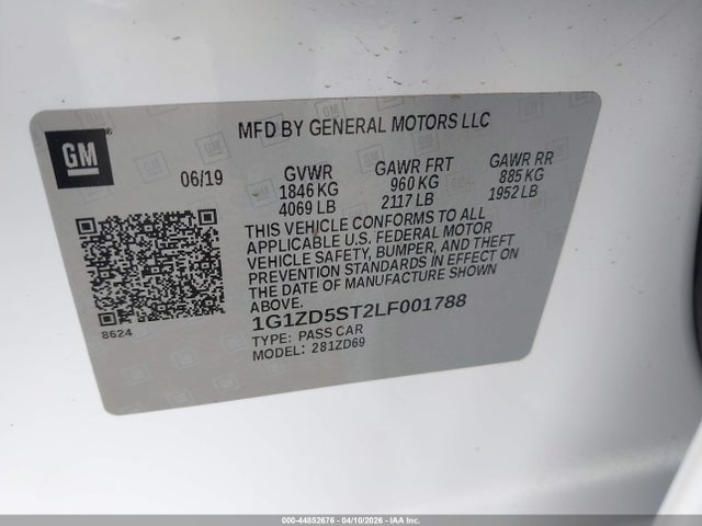 2020 CHEVROLET MALIBU 1G1ZD5ST2LF001788 Photo 8