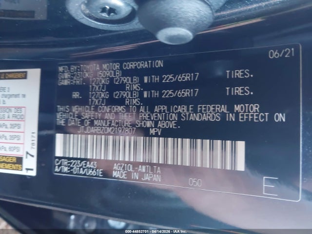 JTJDARBZ0M2197807 Lexus NX 300