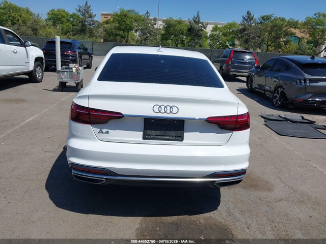2020 Audi A4 Premium 40 Tfsi Front-wheel Drive S Tronic მანქანა იყიდება აუქციონზე, vin: WAUGMAF44LN003474, აუქციონის ნომერი: 44852750