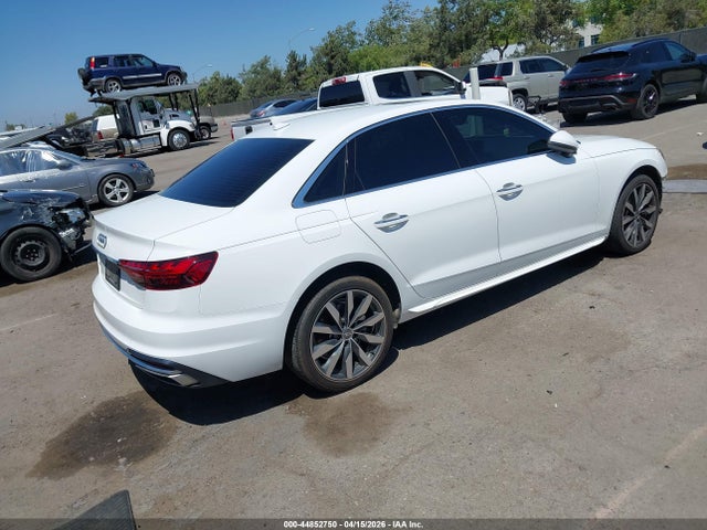 2020 Audi A4 Premium 40 Tfsi Front-wheel Drive S Tronic მანქანა იყიდება აუქციონზე, vin: WAUGMAF44LN003474, აუქციონის ნომერი: 44852750