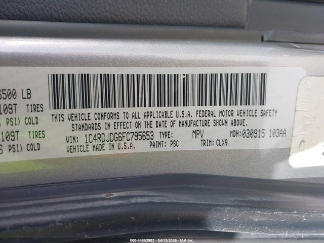 2015 DODGE DURANGO 1C4RDJDG6FC795653 Photo 8