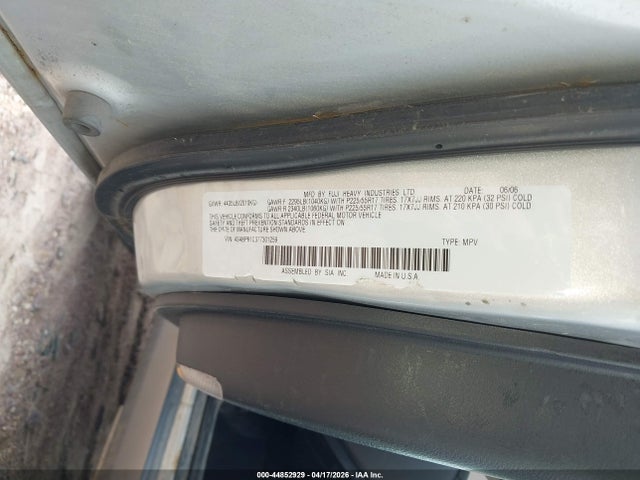 Aukcja sprzedaży 2007 Subaru Outback 2.5i, vin: 4S4BP61C377301259, numer aukcji: 44852929