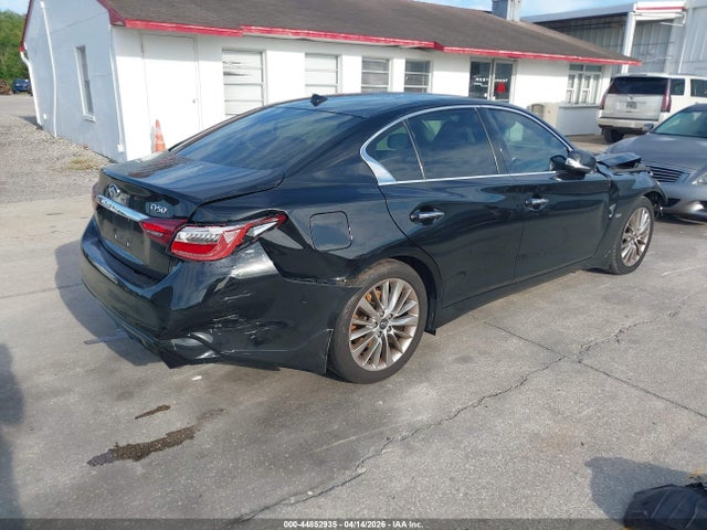 2019 Infiniti Q50 3.0t Luxe მანქანა იყიდება აუქციონზე, vin: JN1EV7AP0KM514277, აუქციონის ნომერი: 44852935