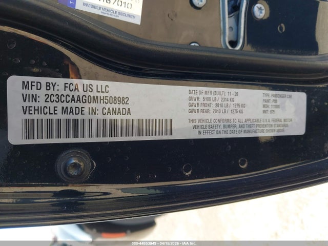 2C3CCAAG0MH508982 Chrysler 300 Touring