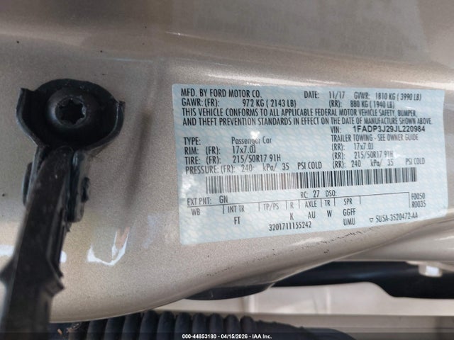 Ford Focus Titanium 2018 1FADP3J29JL220984 Image 9
