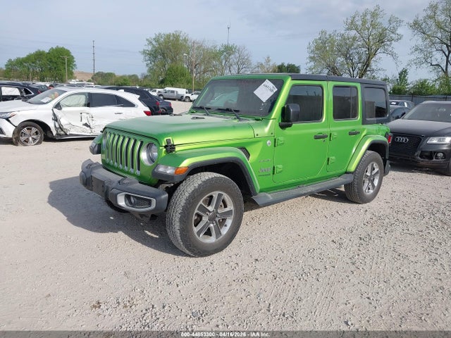 44853300 :رقم المزاد ، 1C4HJXEN8KW583981 vin ، 2019 Jeep Wrangler Unlimited Sahara 4x4 مزاد بيع