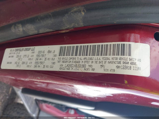 44853327 :رقم المزاد ، 1J4GA2D14BL531983 vin ، 2011 Jeep Wrangler Sport مزاد بيع