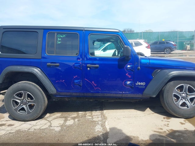 2018 Jeep Wrangler Unlimited Sport S 4x4 მანქანა იყიდება აუქციონზე, vin: 1C4HJXDG5JW319456, აუქციონის ნომერი: 44853412
