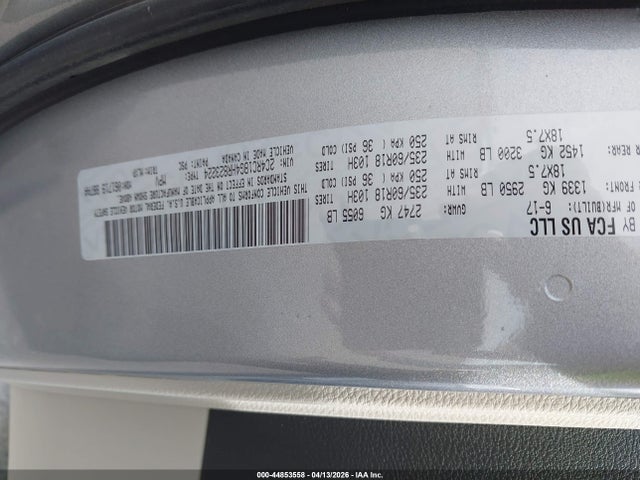 44853558 :رقم المزاد ، 2C4RC1BG4HR823224 vin ، 2017 Chrysler Pacifica Touring-l مزاد بيع