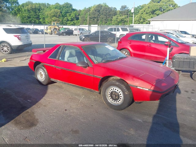 1986 Pontiac Fiero მანქანა იყიდება აუქციონზე, vin: 1G2PE37R7GP218013, აუქციონის ნომერი: 44853560