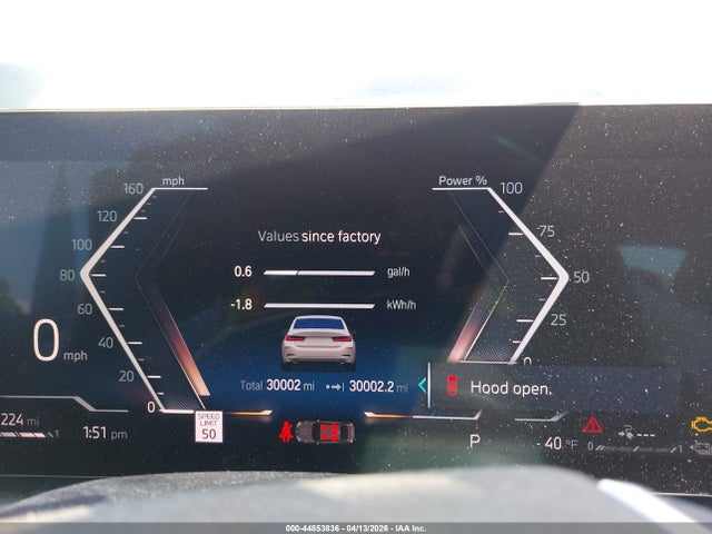 2023 Bmw 330e მანქანა იყიდება აუქციონზე, vin: 3MW39FF0XP8D02292, აუქციონის ნომერი: 44853836