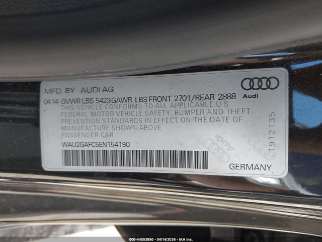 WAU2GAFC5EN154190 Audi A7 3.0t Premium Plus
