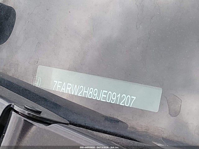 2018 Honda Cr-v Ex-l/ex-l Navi მანქანა იყიდება აუქციონზე, vin: 7FARW2H89JE091207, აუქციონის ნომერი: 44853858