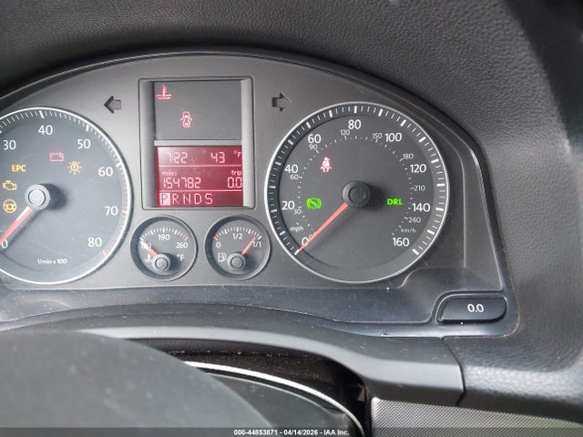 2008 Volkswagen Jetta S მანქანა იყიდება აუქციონზე, vin: 3VWJZ71K88M092161, აუქციონის ნომერი: 44853871