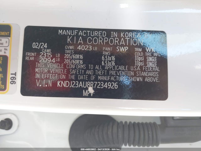 KIA SOUL LX 2024 KNDJ23AU8R7234926 Image 9