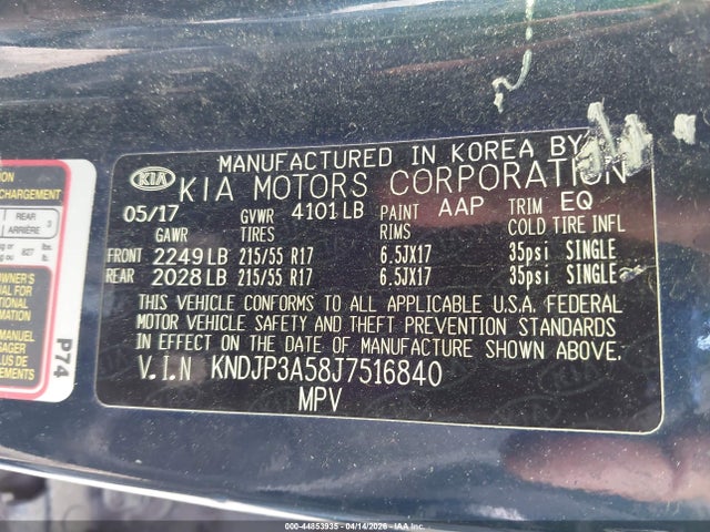 Продаж на аукціоні авто 2018 Kia Soul +, vin: KNDJP3A58J7516840, номер лоту: 44853935