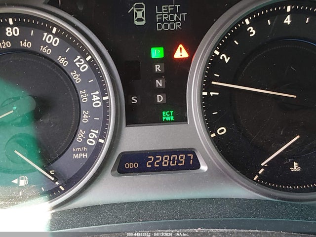 2010 Lexus Is 250 მანქანა იყიდება აუქციონზე, vin: JTHBF5C28A5120035, აუქციონის ნომერი: 44853952